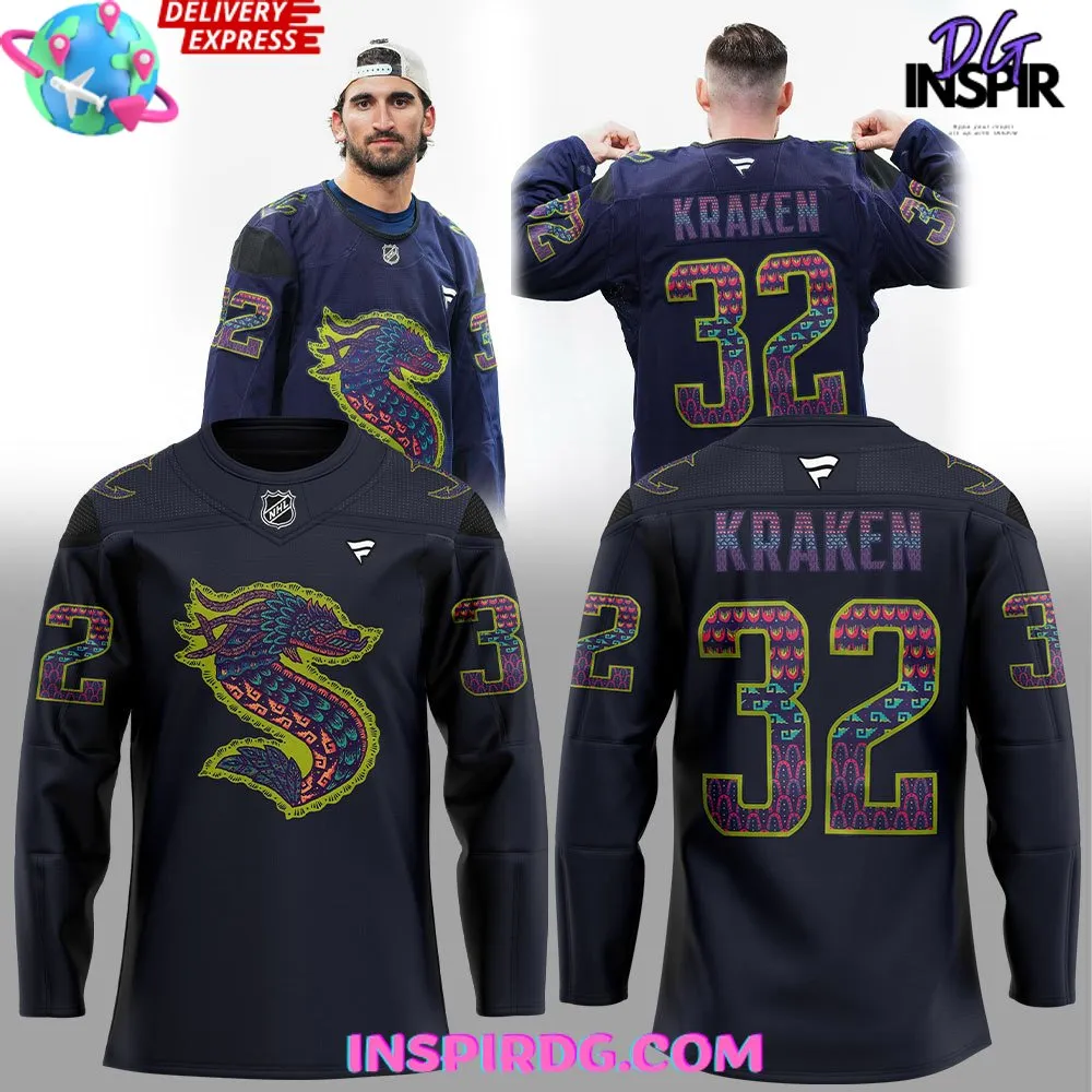 -Seattle Kraken Hispanic Heritage Night 2024 Hockey Jersey