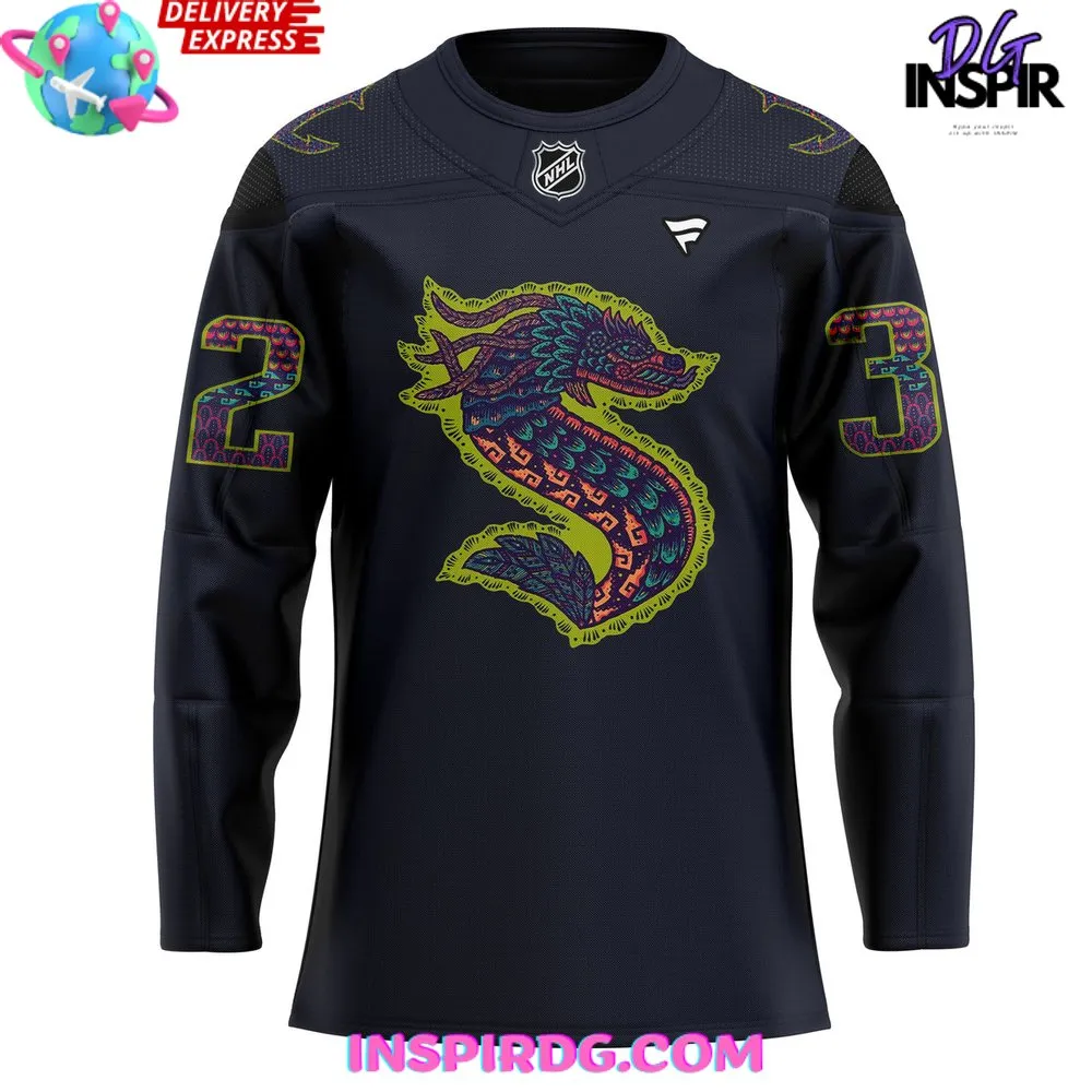 -Seattle Kraken Hispanic Heritage Night 2024 Hockey Jersey
