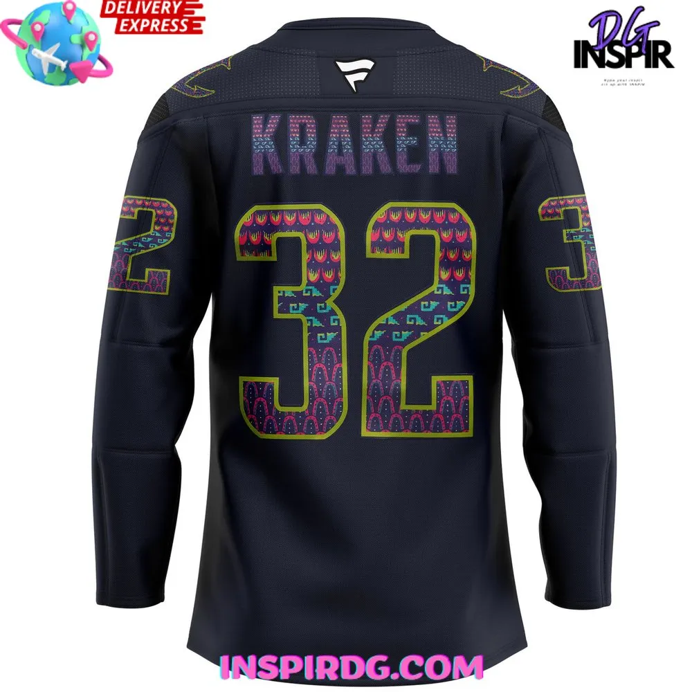 -Seattle Kraken Hispanic Heritage Night 2024 Hockey Jersey