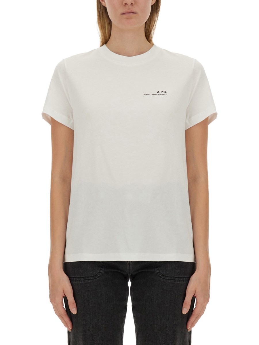 A.P.C.      T-SHIRT CON LOGO