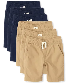 Boys Pull On Jogger Shorts -Pack