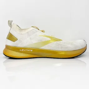 Brooks Womens Levitate 4 1203351B102 White Running Shoes Sneakers Size 12 B