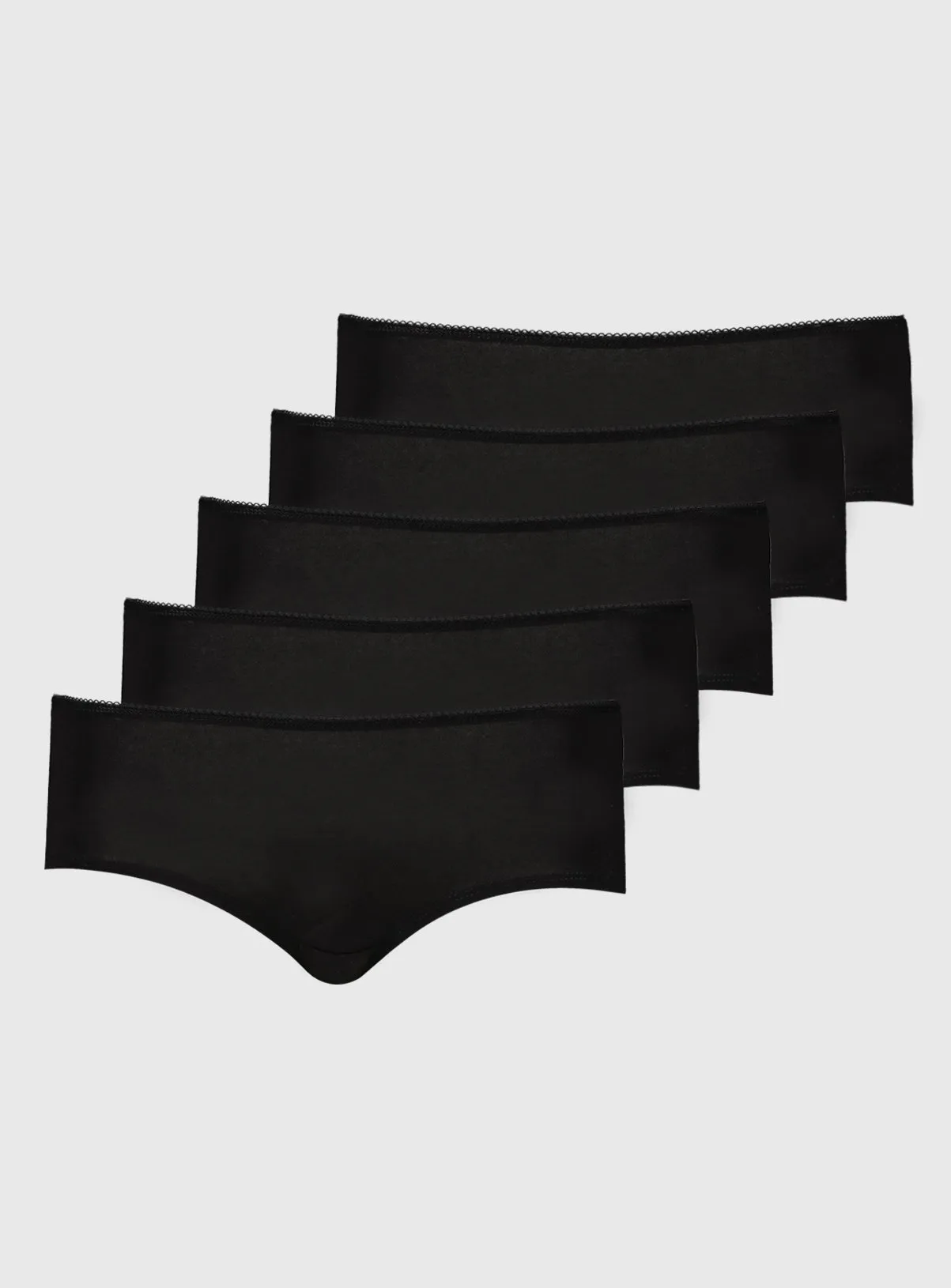 Buy Black Knicker Shorts 5 Pack 24 | Knickers | Tu