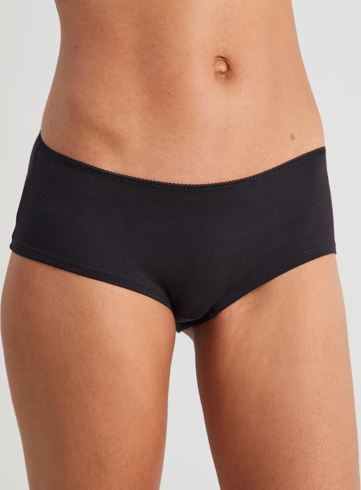 Buy Black Knicker Shorts 5 Pack 24 | Knickers | Tu