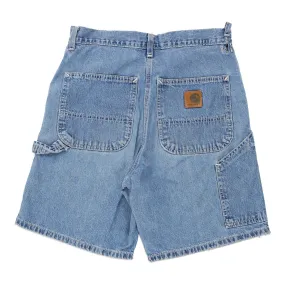 Carhartt Denim Shorts - 30W 18L Blue Cotton