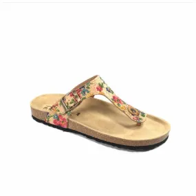 Cultura Portuguesa Flip Flop Miami Flowers
