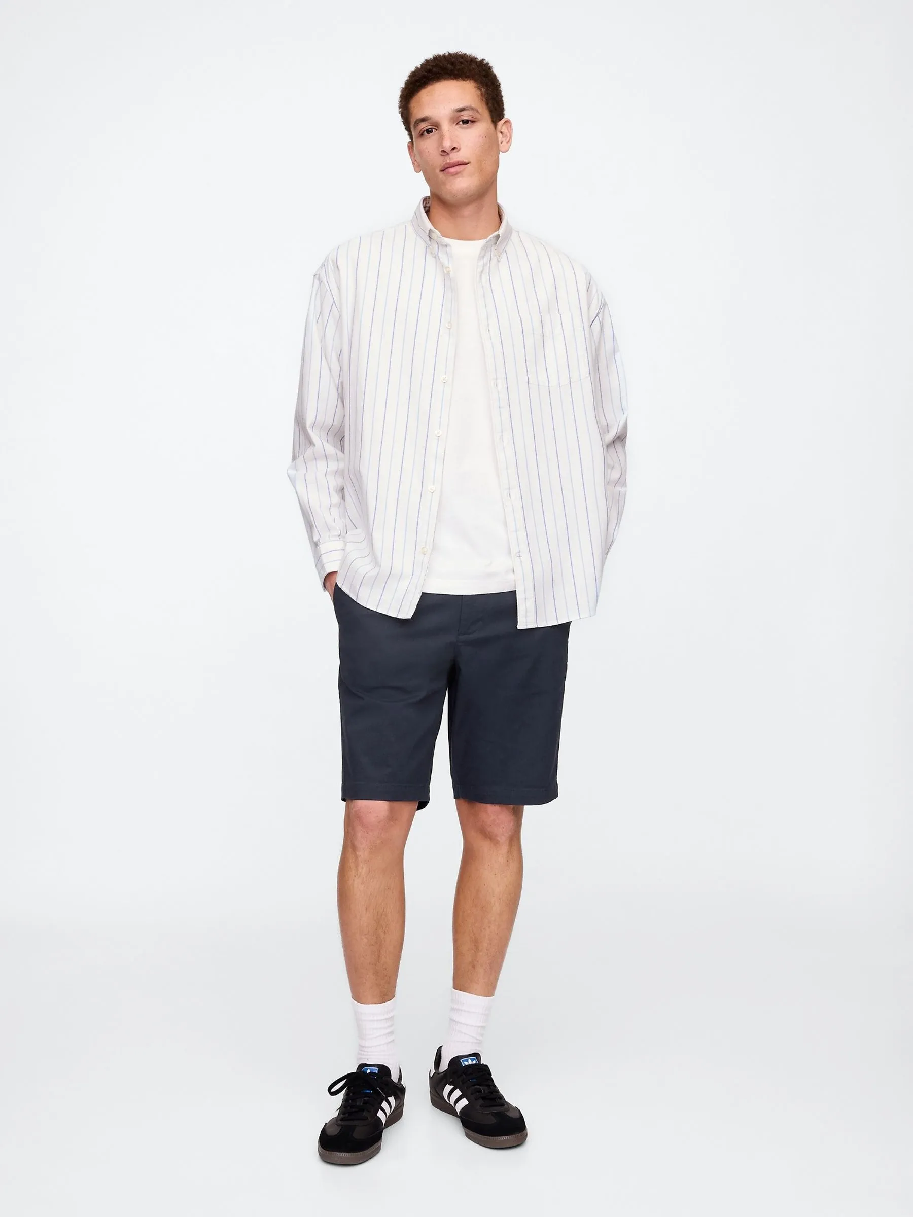 Gap Navy/Blue 10" Modern Shorts Skinny Fit