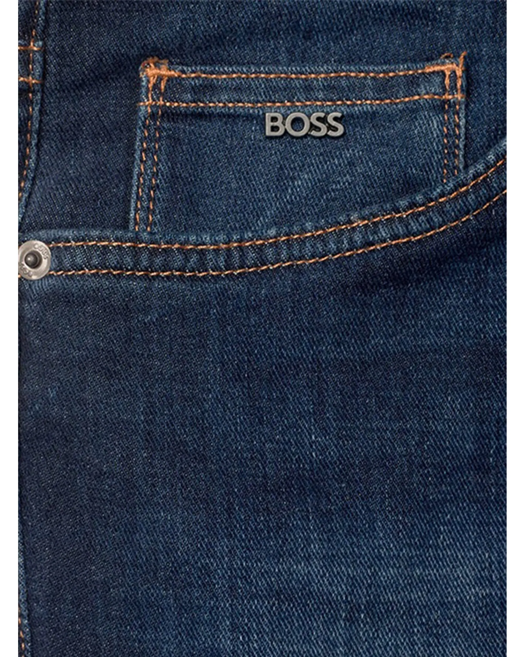 Mens Maine 3 Regular Fit Jeans Mid Whisker Blue