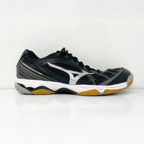 Mizuno Womens Wave Hurricane 430190 9073 Black Running Shoes Sneakers Size 10.5