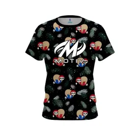 Motiv Sloths Christmas Time CoolWick Bowling Jersey