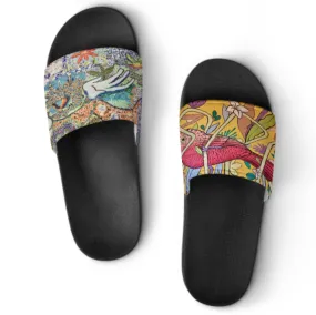 Multi-Image-Druck Badeschuhe Herren Damen PVC Hausschuhe Slippers Flip Flops Pantolette mit Fotos Muster Text Logo selbst gestal