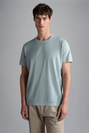 Paul & Shark T-Shirt In Jersey Acqua