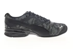 Puma Tazon 6 Camo 19284801 Mens Black Mesh Lace Up Athletic Running Shoes