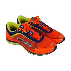 Salming Speed 3 1286030-8888 Mens Orange Mesh Lace Up Athletic Running Shoes