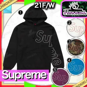 Supreme  |Unisex Street Style Collaboration Logo Hoodies