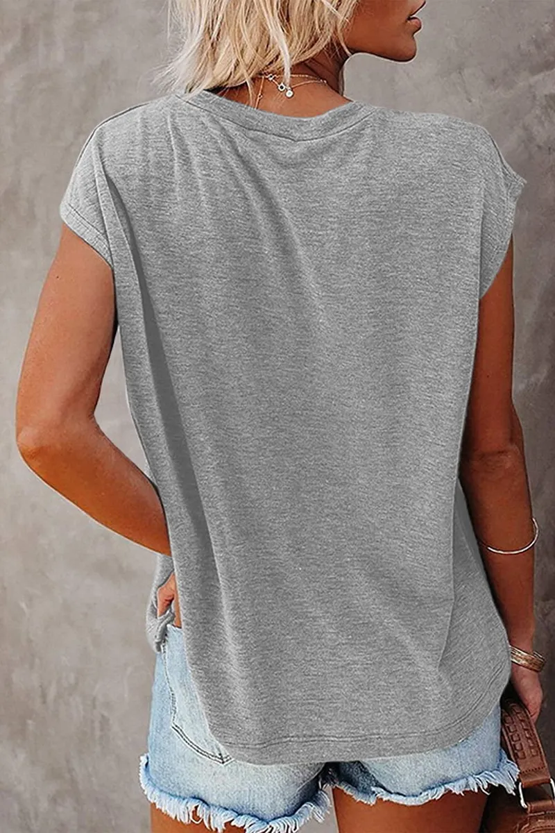 T-Shirt Ange Basique Col Rond