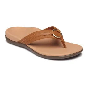  Tide Aloe Mocha Leather Flip Flop  