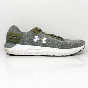 Under Armour Mens Charged Rogue 3021852-100 Gray Running Shoes Sneakers Sz 10.5